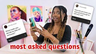 how I started selling my art  | artist q&a