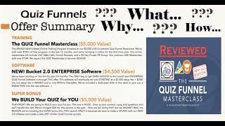 Quiz Funnels Review - Masterclass and The Best Quiz Building Software