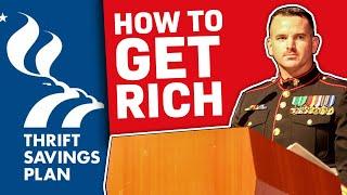 How to get rich with the TSP | 2022 Investing for Service Members!