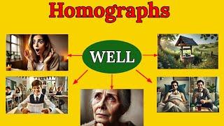 SAME WORDS: DIFFERENT MEANINGS! || Pronunciation and spelling same ||10 homograph pairs