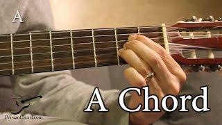 A Major Chord on Guitar