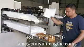 How to operate double decks napkin tissue paper making machine