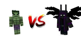 Hulkwuwi vs darkest wing | minecraft mob battle | + ignis boss fight