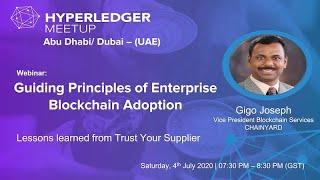 Guiding Principles of Enterprise Blockchain Adoption