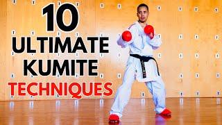 10 KARATE KUMITE TECHNIQUES ️