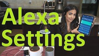 Amazon Echo & Alexa Settings  Alexa App Setup