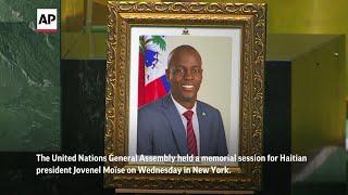 UNGA pays tribute to Haiti's Jovenel Moïse