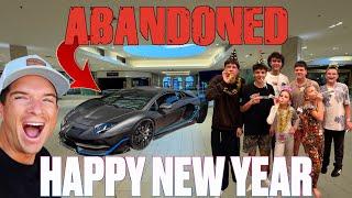 PLAYING HIDE AND SEEK IN AN ABANDONED MALL ON NEW YEAR'S EVE BUYING MY BROTHER ANOTHER LAMBORGHINI