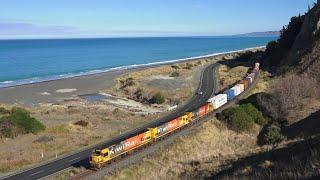 KiwiRail: South Island Freight Operations - Autumn 2021 (HD)