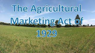 Agricultural Marketing Act of 1929