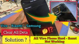 All Vivo Phone Clear All Deta Option Not Available this || device belongs to your organization #vivo