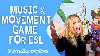 Fun English Games & Music for ESL Students | Teaching English with Music & Motion for Young Learners