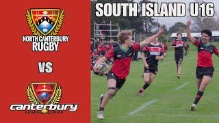 North Canterbury vs Canterbury Metro Red, South Island U16, 14th September 2024