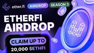 Crypto Airdrop | Up To 20000$ Etherfi Airdrop