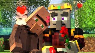 Villager & Pillager Love Story   Full Animation