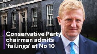 Conservative Party chairman admits ‘failings’ at 10 Downing Street