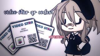 → ꒰ Video Star Qr Codes! ꒱ --  *UPDATED!* || ︶︶꒷︶꒷꒦・ﾟ.