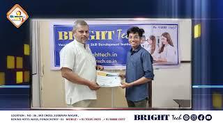 Bright Tech students feedback | Skill development and Training institute Puducherry