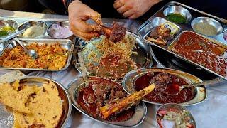 Sheeru Fouji Bhai Ke Dhaba Ka Desi Chicken Aur Mutton Chawal Aur Makki ki Roti | Jammu food tour