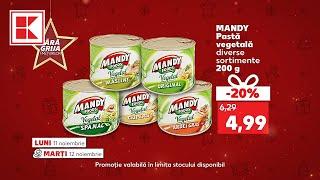 Oferta Kaufland din 11-12 noiembrie: roșii, pastă vegetală și chipsuri