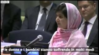 Malala Yousafzai discorso alle Nazioni Unite   sub ITA