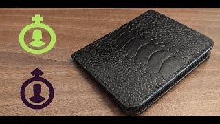 Ostrich Leather Wallet - for Him or for Her?