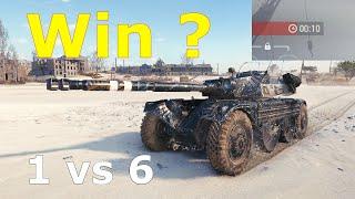 World of Tanks Panhard EBR 105 - 1 vs 6