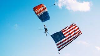 The most Patriotic skydive you'll see this year...