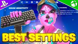 NEW *BEST* Console Keyboard & Mouse Settings + Sensitivity In Season 4 (XBOX/PS5/PC)