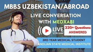 MBBS UZBEKISTAN - ANDIJAN STATE MEDICAL INSTITUTE Live session UTTER REALITY,  #mbbs #mbbsabroad