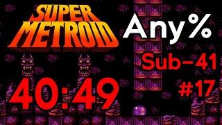 Super Metroid - Any% Speedrun in 40:49 (Sub-41 #17)