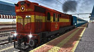 GTL WDM 3A Cab Ride || Sainagar Shirdi - Mumbai Fast Passenger Part 1|| MSTS Khandesh Route