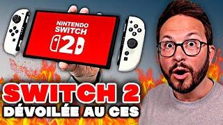 La NINTENDO SWITCH 2 dévoilée au CES 2025  Ce qui se passe est FOU 