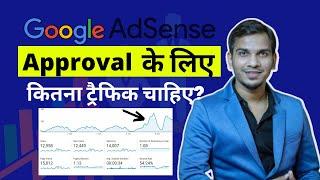 How Much Minimum Traffic is Required For AdSense? | #shorts video Satish K Videos