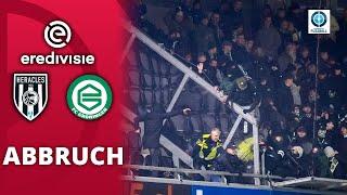 Auf Fanrandale folgt Spielabbruch! | Heracles Almelo - FC Gronigen