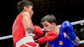 Rafael Lozano (ESP) vs. Mehron Shafiev (TJK) World Olympic Qualifiers 2024 (51kg)