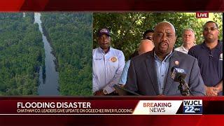 Savannah, Chatham County leaders give update on flooding