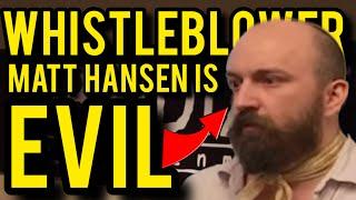 Obsidian Whistleblower: “Matt Hansen is Pure EVIL”