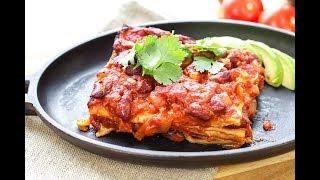 Enchilada lasagna | The Buddhist Chef