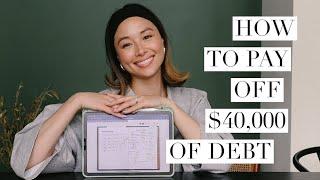 How To Pay Off $40,000 of Credit Card Debt FAST | aja dang