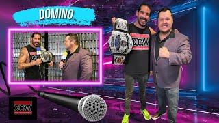 Domino Interview at CCW Bash At The Brew - Miami Herald Cover Deco Drive Only In Dade Podcast