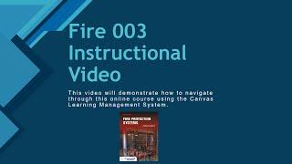 COD Fire 003 Canvas Instructional Video