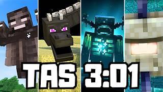 Minecraft - All BOSSES in 3:01 [TAS]