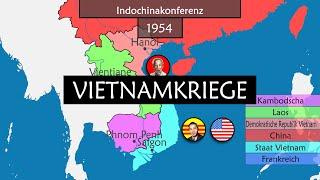 Die Vietnamkriege - Zusammenfassung auf einer Karte