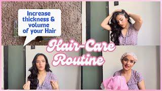 3 Simple Tips To Get Longer & Thicker Hair | Hair Oiling Routine #haircare #viral #cabincrew