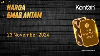 Harga Emas Antam Hari ini Kembali Melonjak (23 November 2024)