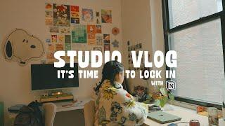 Let's LOCK IN! How I Plan My Days Using Notion  STUDIO VLOG