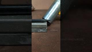 the fastest trick to cut 45 degree pipe precision #welding #welder #metalworking #fabrication