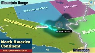 Most important Desert in north America continent | World MAP 3D Animation | UPSC, PSC