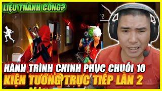 FREE FIRE | HÀNH TRÌNH CHINH PHỤC CHUỖI 10 TOP 1 KIỆN TƯỚNG FREE FIRE VN TRỰC TIẾP TRÊN LIVE LẦN 2 !